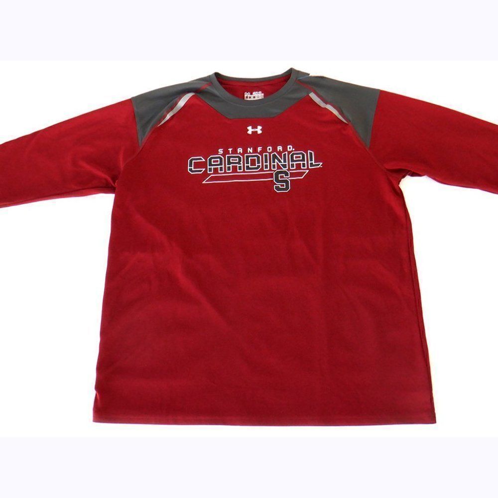 Under Armour maroon Stanford Cardinals L/S top